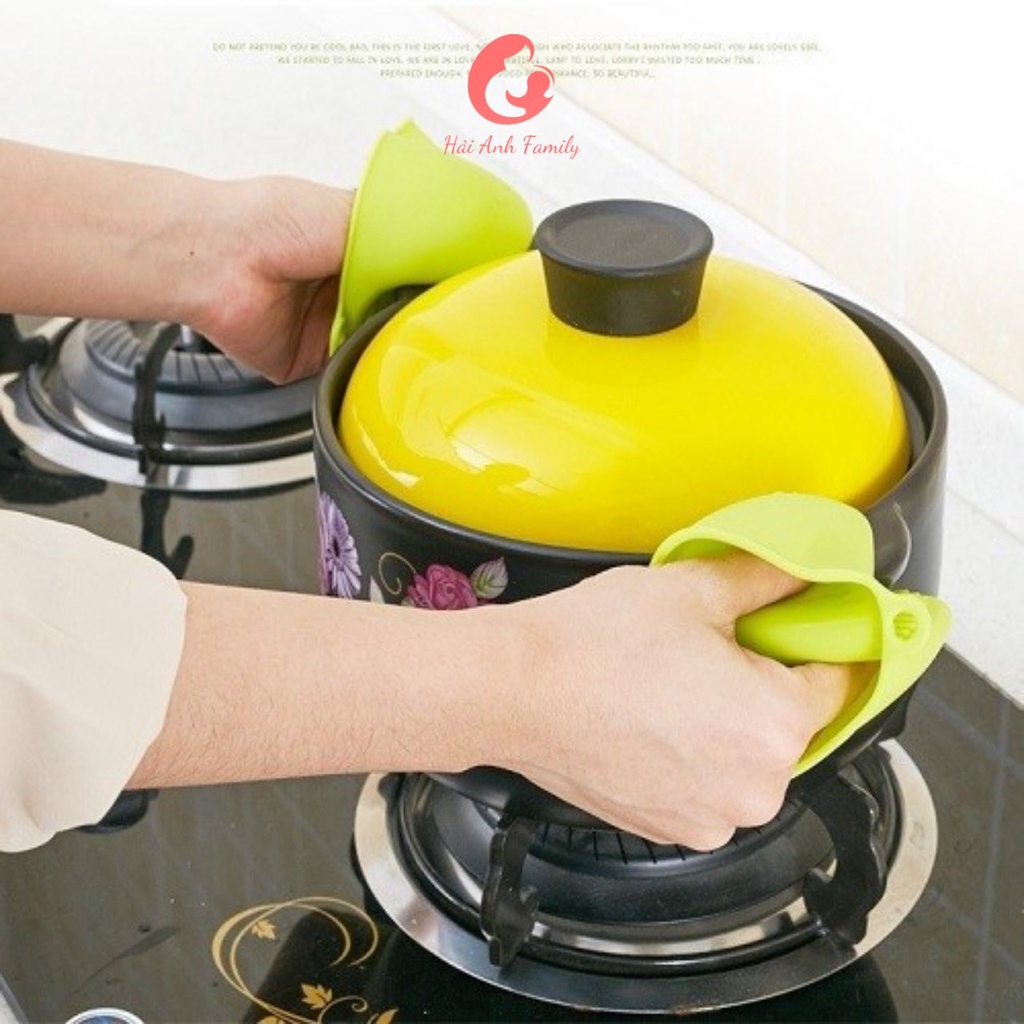 Miếng nhấc nồi, chén, đĩa Silicon chống nóng cách nhiệt Hải Anh Family