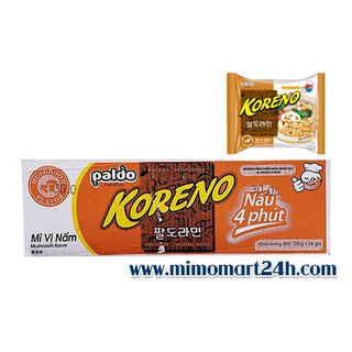 Mì Hàn Quốc Koreno 6 vị - Thùng 24 gói