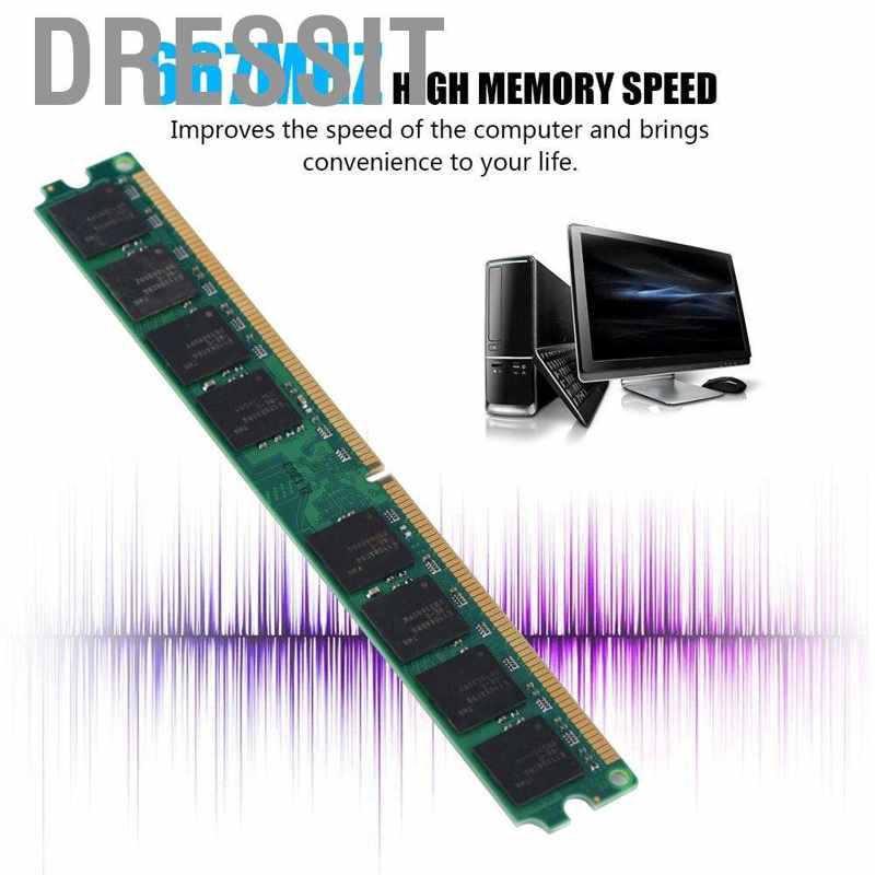 Bộ Nhớ Ram 240pin Ddr2 667mhz Pc2-5300 Pc Cho Intel / Amd