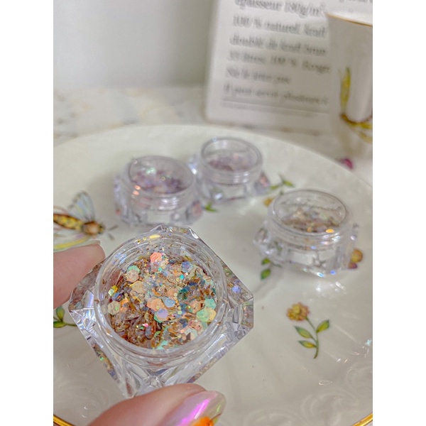 Nhũ ẩn sequin sáng loại 1 mỏng đẹp
