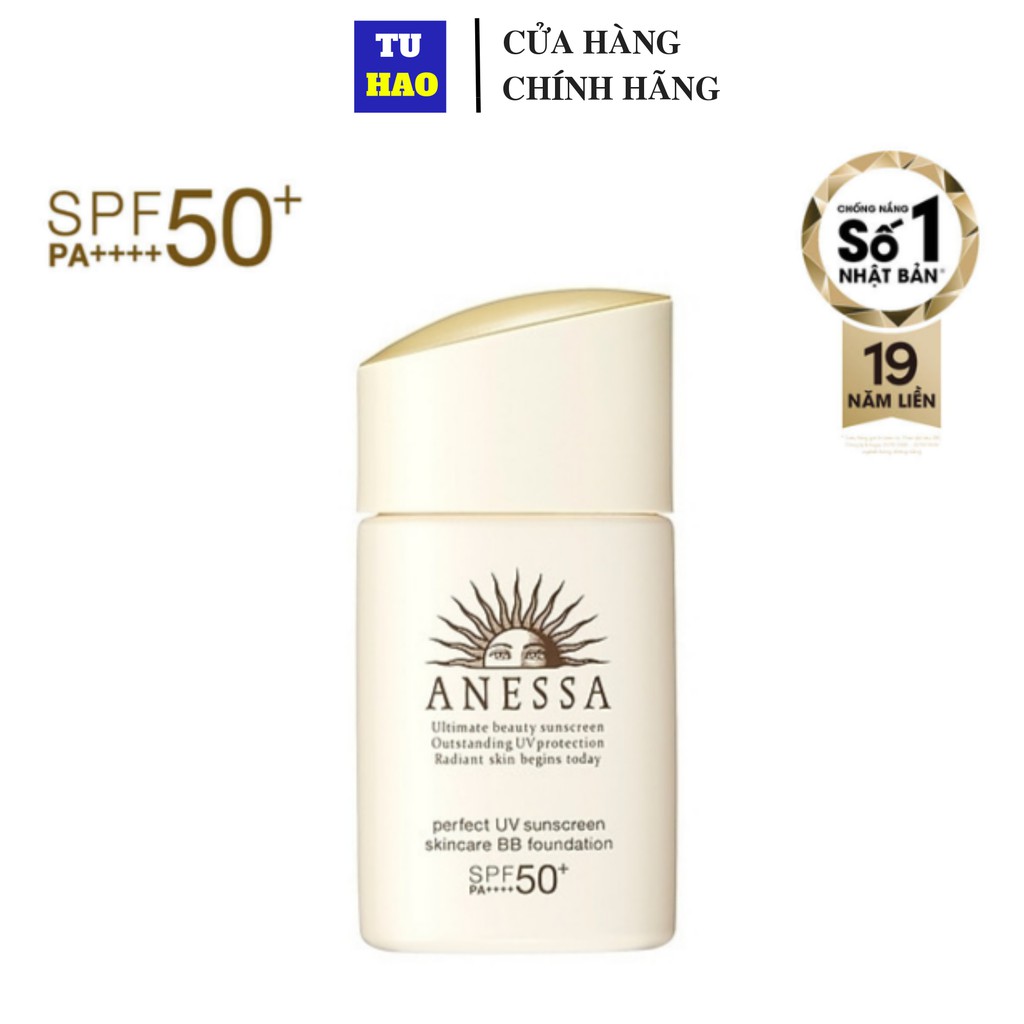 Kem nền trang điểm BB chống nắng dưỡng da Anessa SPF 50+ PA++++ 25ml