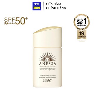 Kem nền trang điểm BB chống nắng dưỡng da Anessa SPF 50+ PA++++ 25ml