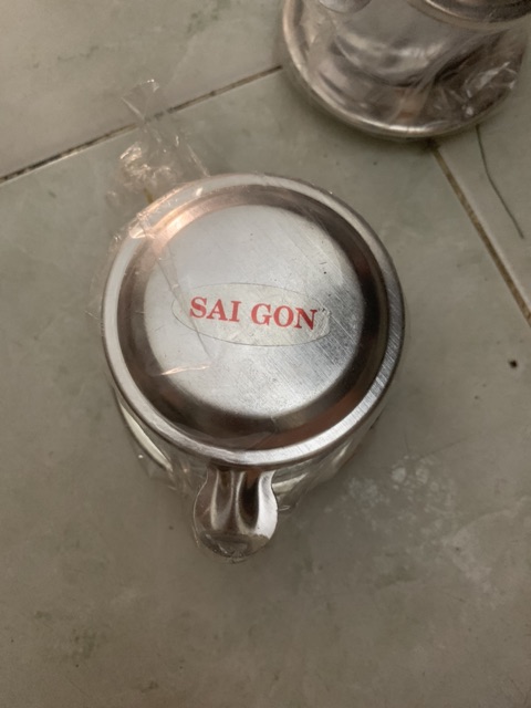 &quot;Giá sỉ &quot; Xâu 10 fin cafe pha ly nhôm ( SAI GON ) trắng , đỏ