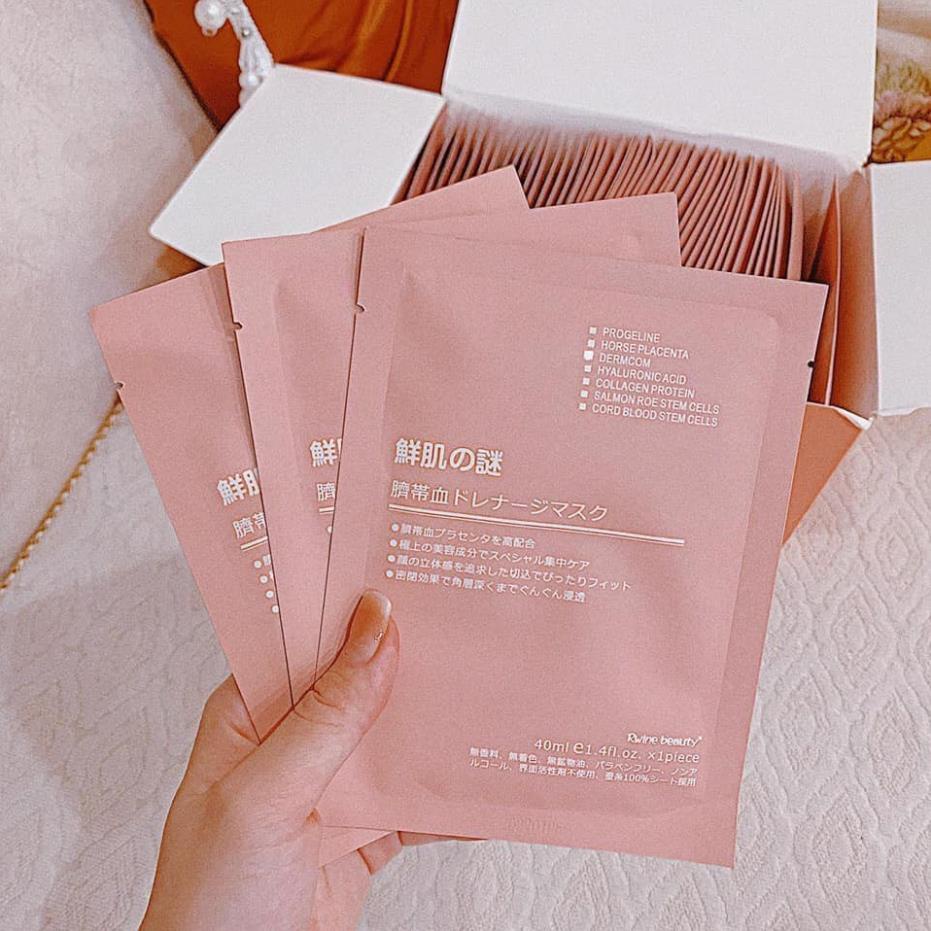 Mặt nạ nhau thai cừu tế bào gốc Nhật Bản, cung cấp collagen sáng trắng