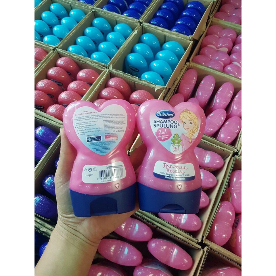 Sữa tắm gội cho bé Bubchen đủ hương 230ml Hàng Đức