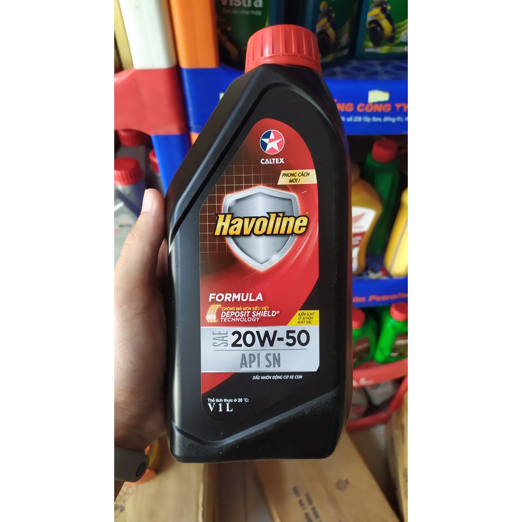 Nhớt Havoline Formula 20W50 APISN Dung tích 1L