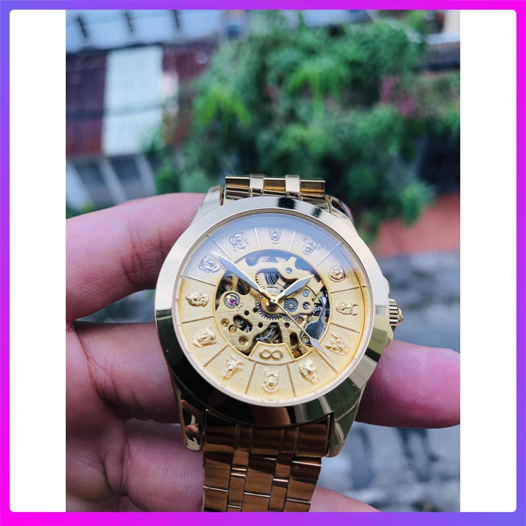 Đồng hồ cơ nam Tevise cơ lộ máy độc đáo, thiết kế chạy tự động full các kim nhỏ độc đáo, sang trọng