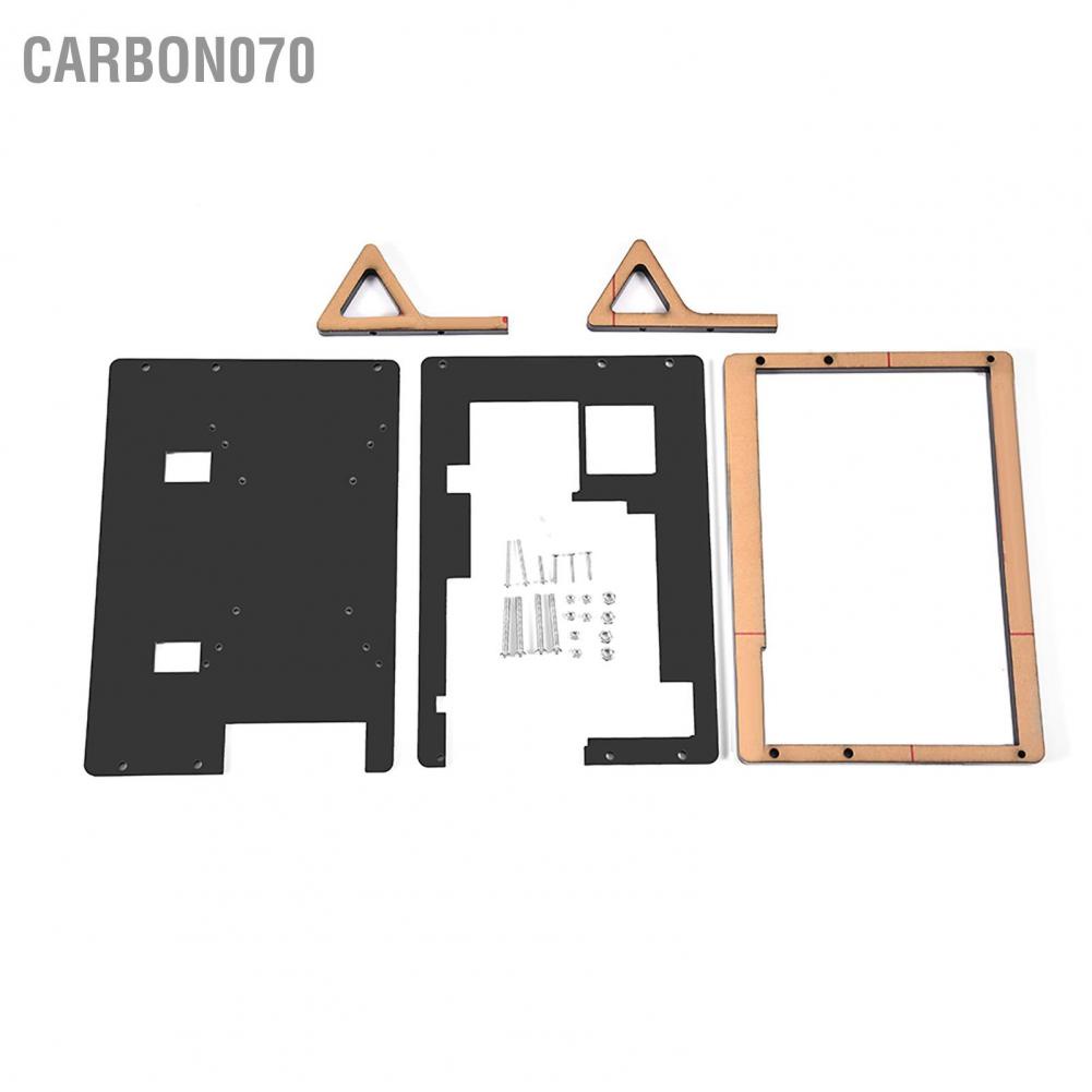 Hàng Sẵn Vỏ Bảo Vệ Màn Hình Lcd 7 Inch Cho Raspberry Pi acrylic có chân đế【Carbon070】