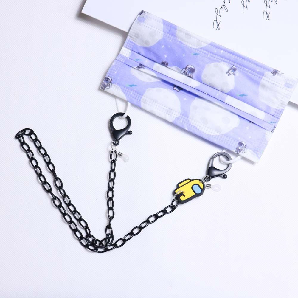 Dây đeo mắt kính bằng acrylic họa tiết dễ thương chống thất lạc tiện dụng cho học sinh