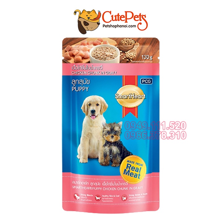 Pate cho chó Smart Heart 130g - Phụ kiện thú cưng Hà Nội