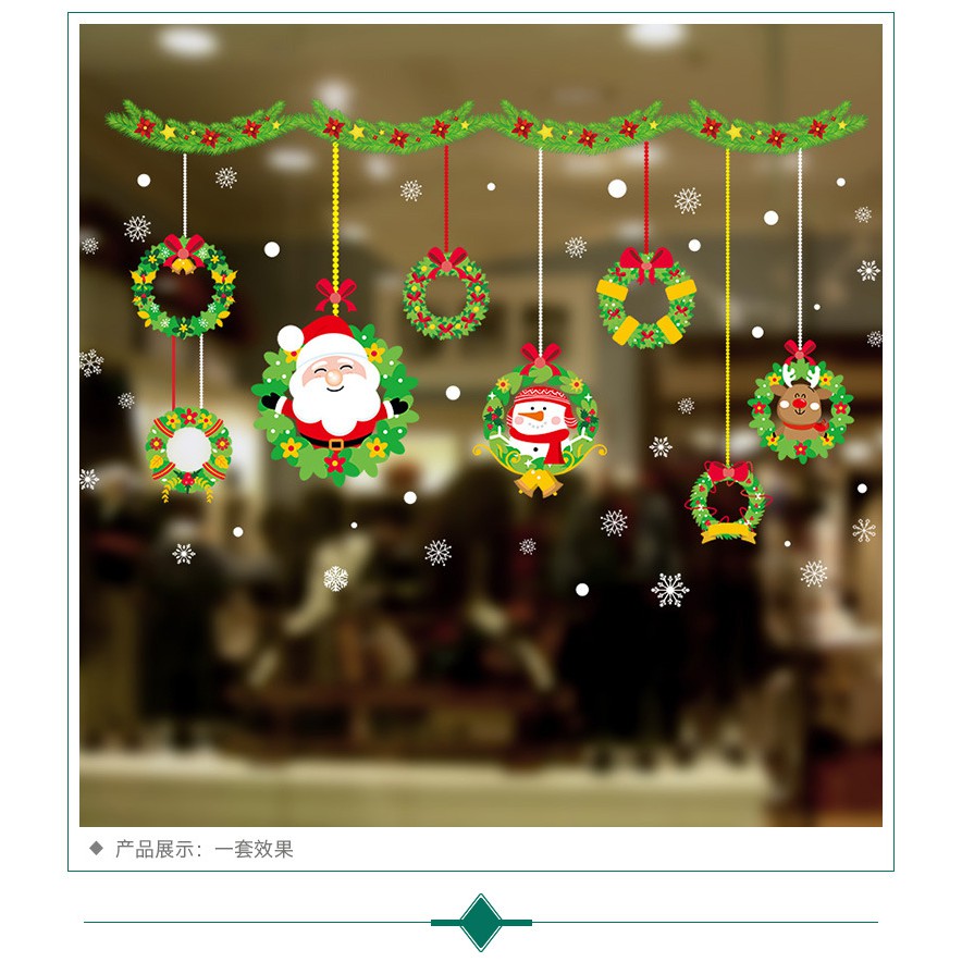 Decal trang trí noel