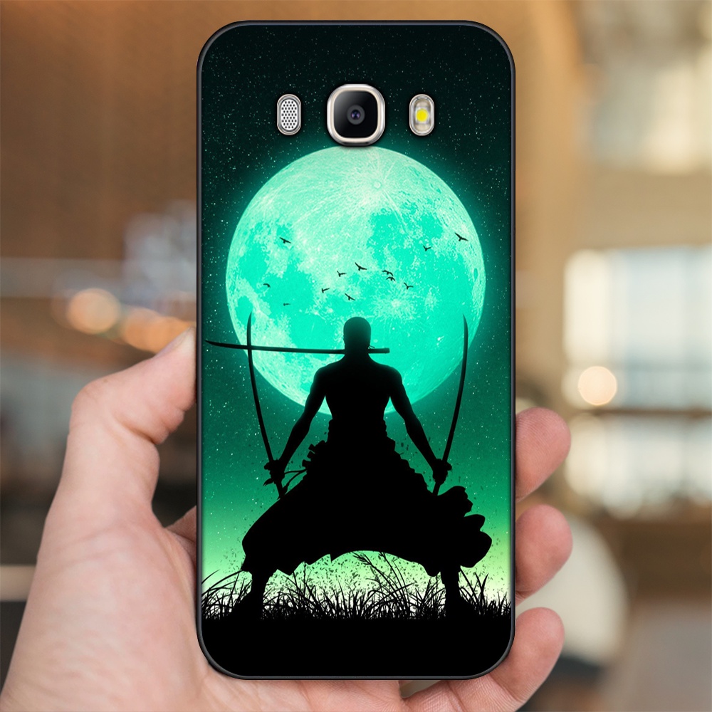 Ốp lưng Samsung J5 2016, J7 2016 viền đen in hình Zoro One Piece