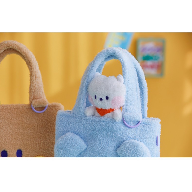 Móc Khóa Búp Bê Nhồi Bông BT21 Dễ Thương 12cm