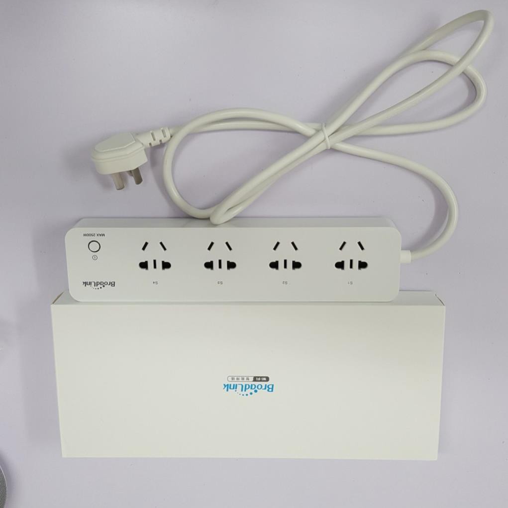 SỈ 10C Ổ CẮM THÔNG MINH WIFI BROADLINK MP1, 4 CỔNG ĐỘC LẬP, ĐIỀU KHIỂN TỪ XA CHĨNH HÃNG