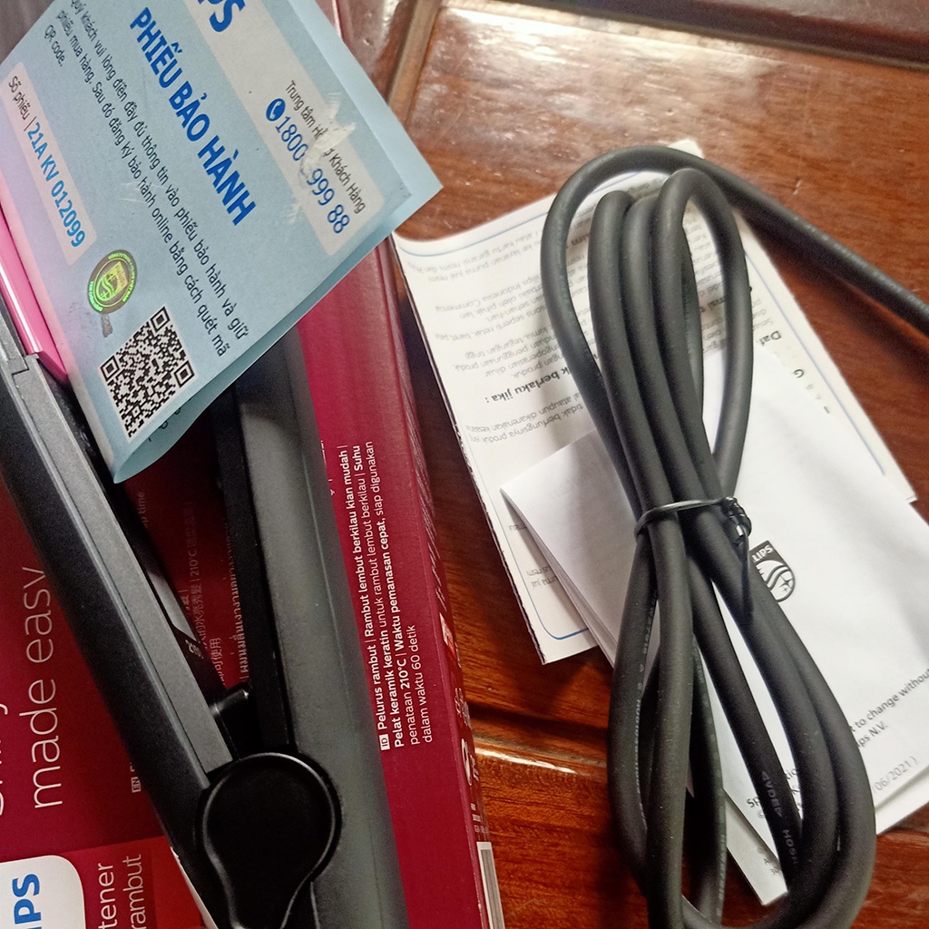 Máy ép tóc Philips HP8401 - tạo kiểu tóc tại nhà nhanh chóng và thuận tiện Chính hãng bảo hành 2 năm