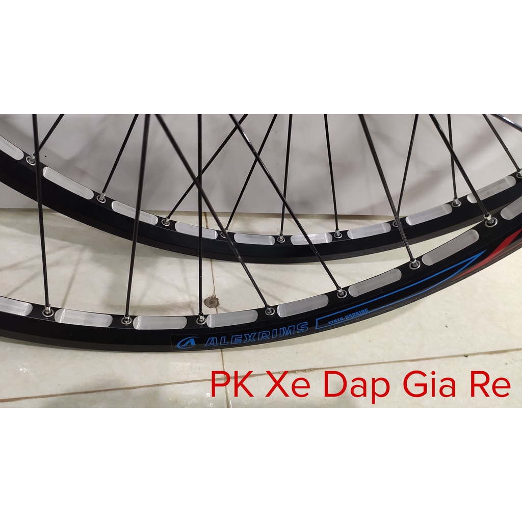 Bộ vành xe đạp thể thao đan sẵn bánh 26 sử dụng đùm bạc đạn cao cấp.