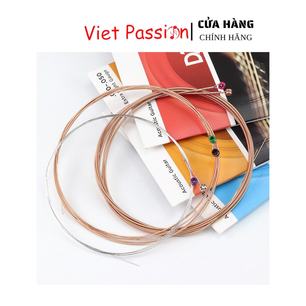 Dây đàn guitar acoustic D'addario Chính Hãng EXP26 EZ910 EJ13 EZ900 EZ920 dây sắt Viet Passion
