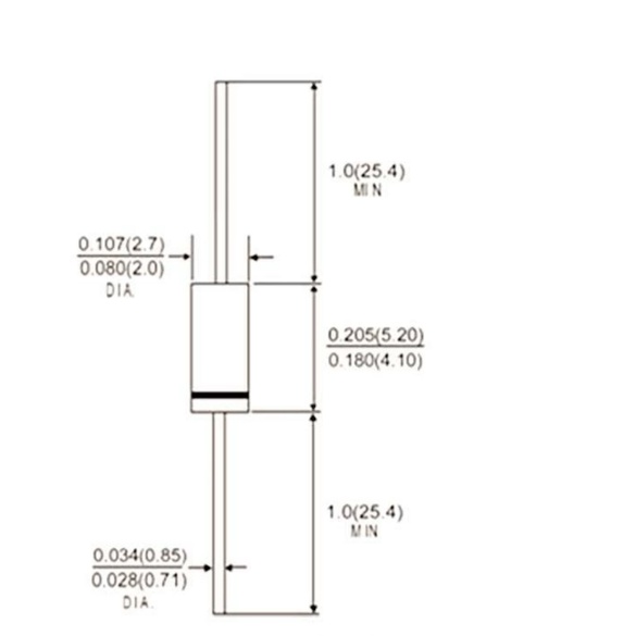 DIODE ZENNER 1N4740A 10V 1W