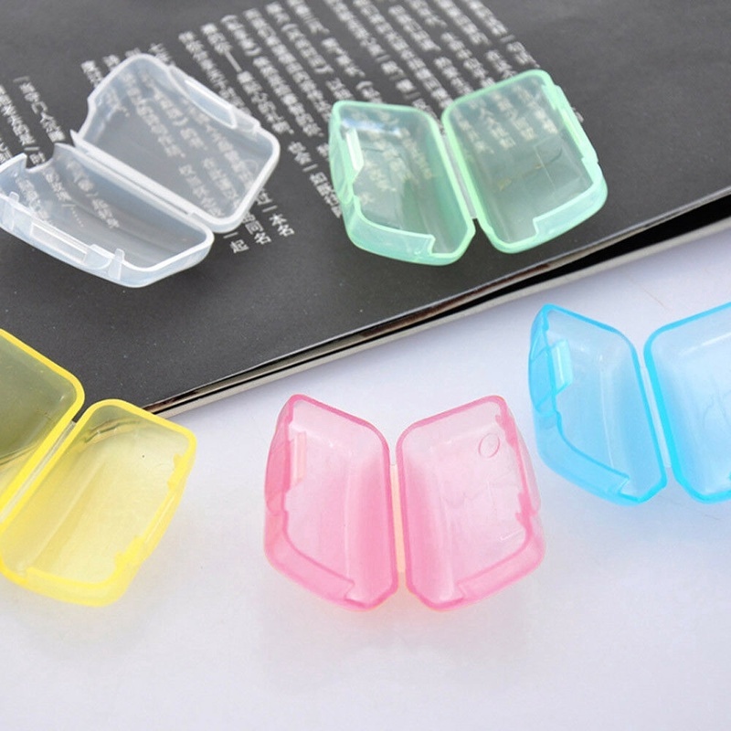 Bộ 5 Nắp Đậy Bàn Chải Đánh Răng Chống Khuẩn Màu Sắc Ngẫu Nhiên Dùng Khi Đi Du Lịch/Leo Núi/Cắm Trại