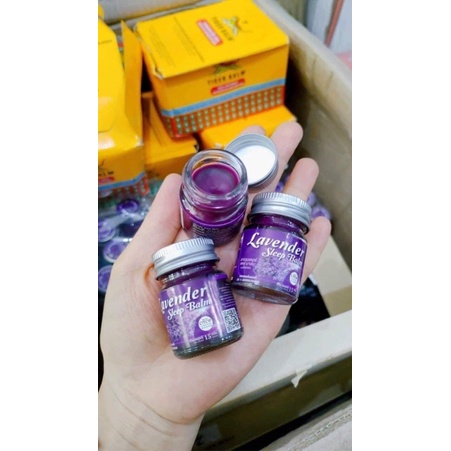 01 Lọ Dầu Cù Là Giúp Ngủ Ngon Lavender 15gr Chính Hãng Thái Lan