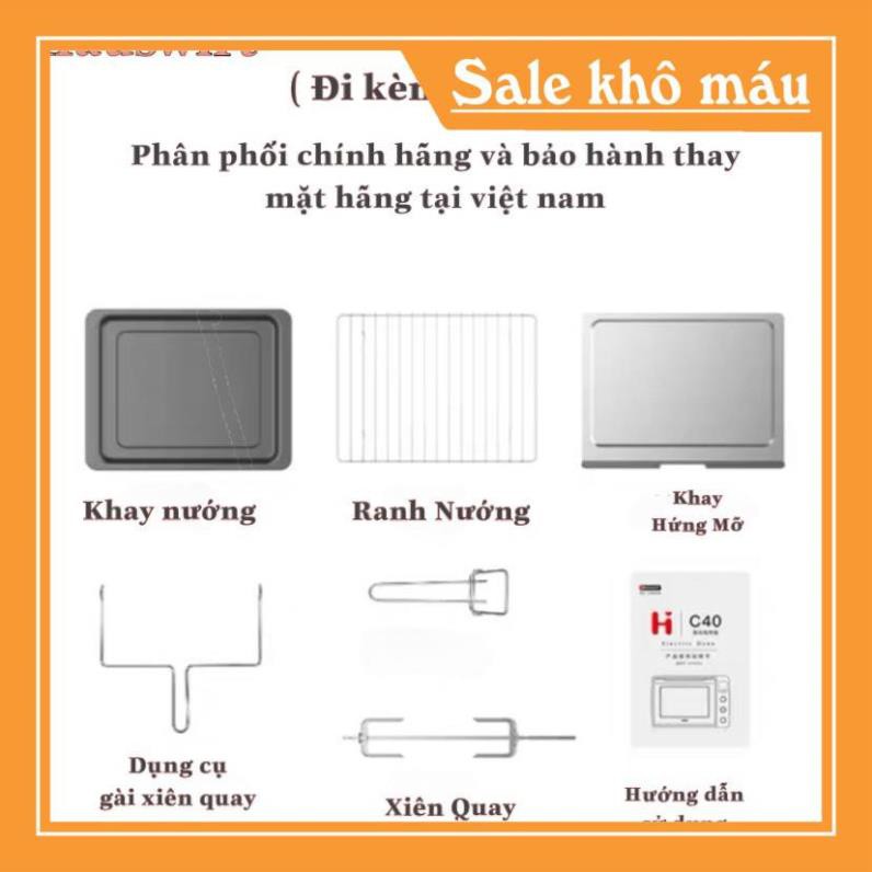 LÒ NƯỚNG ĐIỆN TỬ HAUSWIRT C40 40L