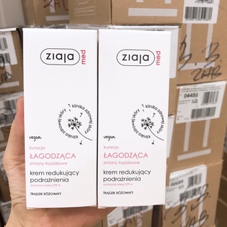Kem Ngừa Mụn Viêm Nang Lông Ziaja Med Spf6 vạch hồng balan 50ml
