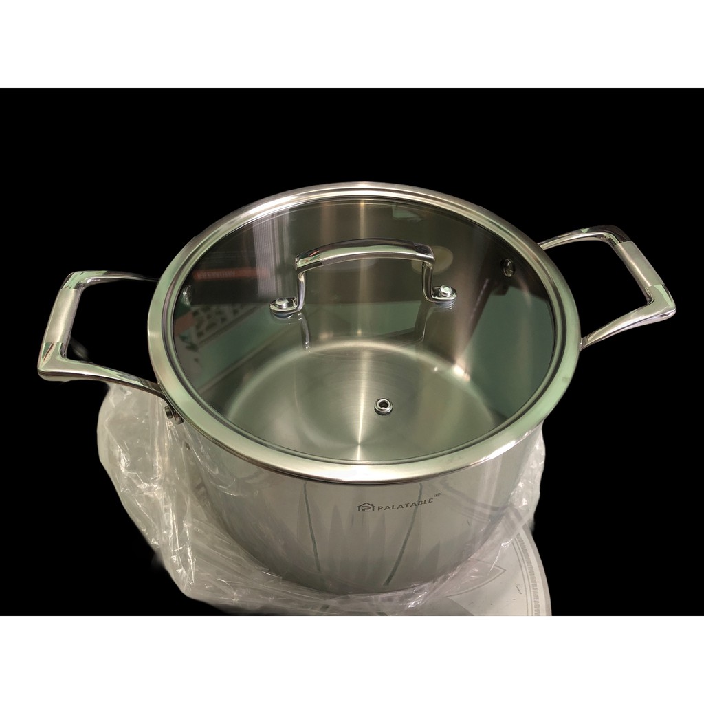 Nồi 5 lớp inox 304 Palatable Hàn Quốc cao cấp nấu nhanh giữ nhiệt lâu đáy phẵng đúc toàn nồi size từ 16-24cm