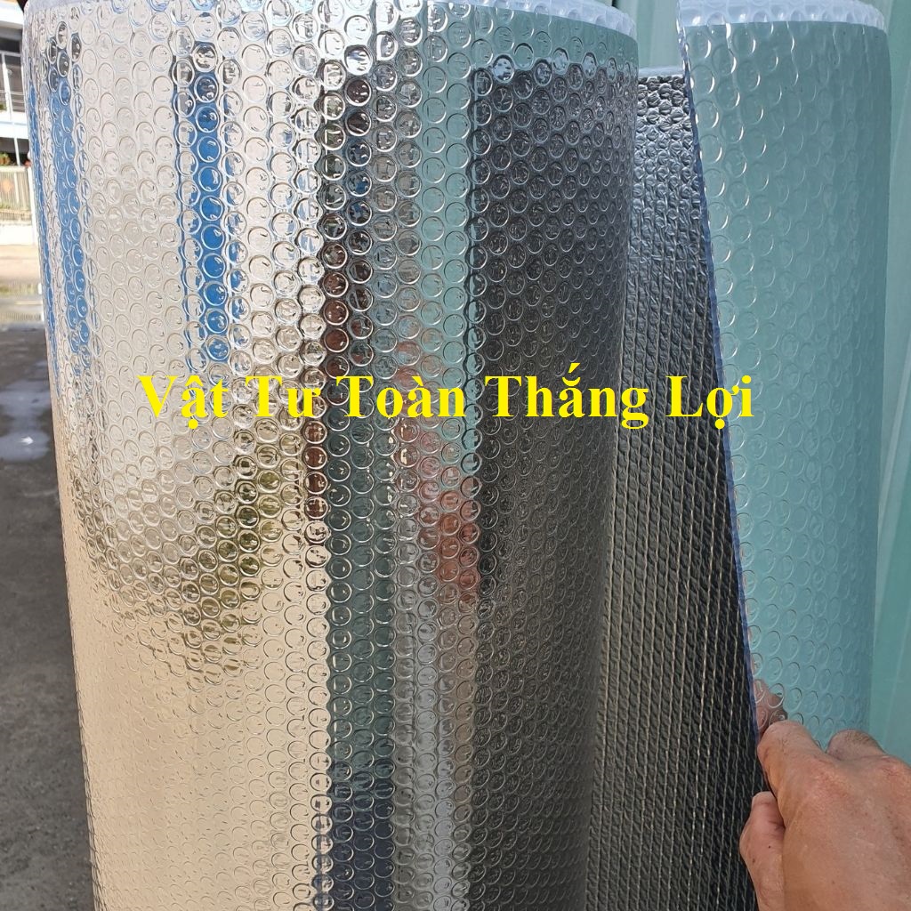 ( Khổ cao 1,5m x 2 mặt bạc x dày 4mm ) Tấm cách nhiệt chống nóng mái tôn chất lượng