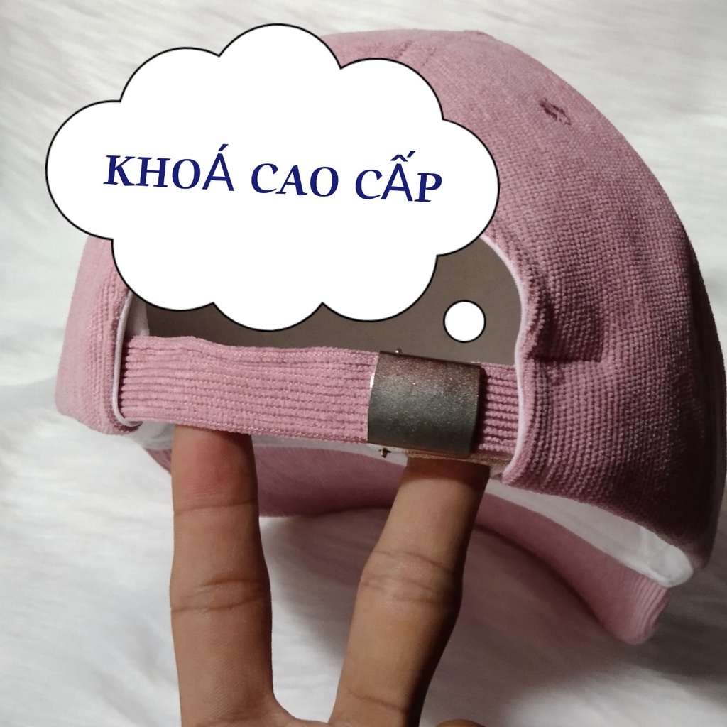 Mũ lưỡi trai, nón kết cao cấp nam nữ đẹp thêu chữ M phong cách Ulzzang unisex mã số K14