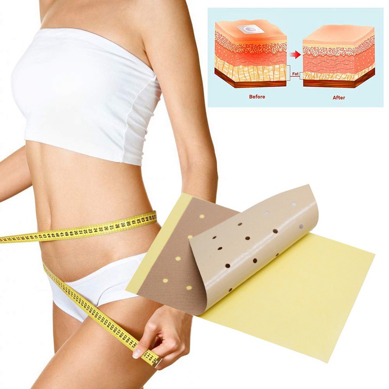 ◊۞Sumifun 3Bag/30Pcs Slimming Patch Belly Slim Abdomen Fats Burning Navel Stick Weight Loss Slimer Tool