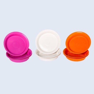 Đĩa tròn lót chậu vành ngoài 20, vành trong 18