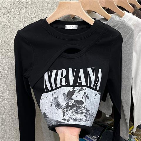 Áo Thun Cotton Tay Dài Thoải Mái Thời Trang Xuân Thu Cho Nữ