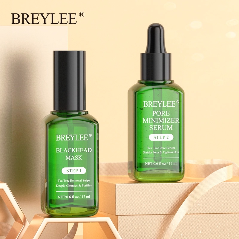 Bộ 2 Mặt Nạ Serum BREYLEE Loại Bỏ Mun đầu đen và Se Lỗ Chân Lông Serum