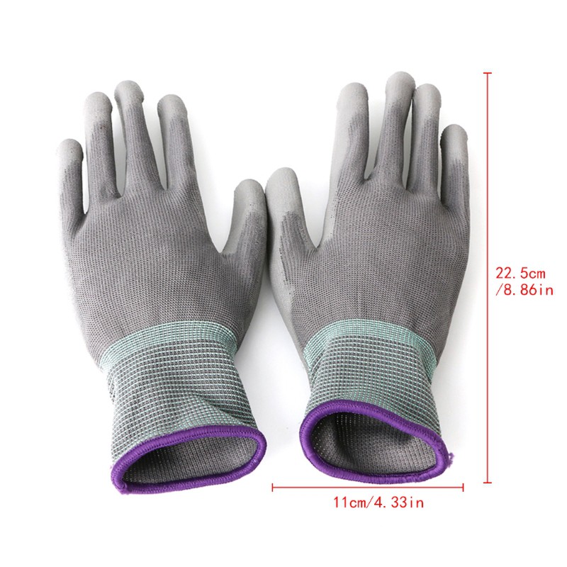 Găng tay bảo hộ lao động bằng nylon PU bền bỉ