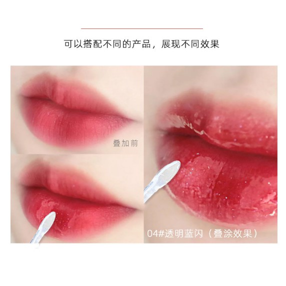 [Hàng mới về] Son bóng Gella 's màu trong suốt tỏa sáng giúp dưỡng ẩm chống phai màu | BigBuy360 - bigbuy360.vn