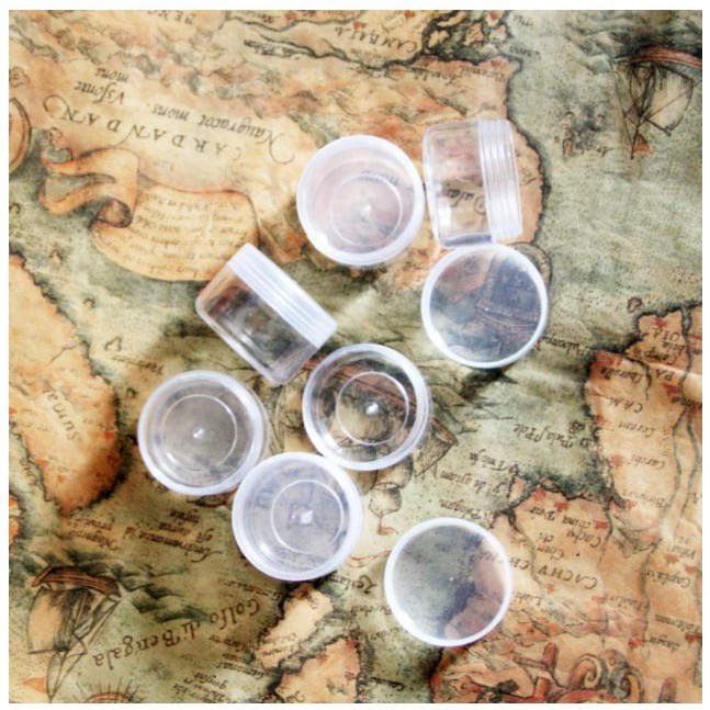 Hũ tròn chiết son / kem dưỡng - chai chiết mỹ phẩm