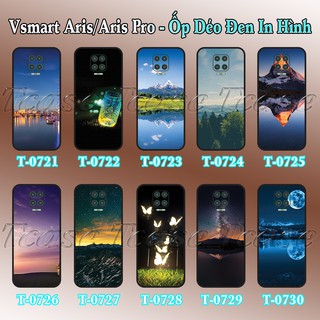 Ốp lưng Vsmart Aris/ Aris Pro dẻo đen in hình Phong Cảnh