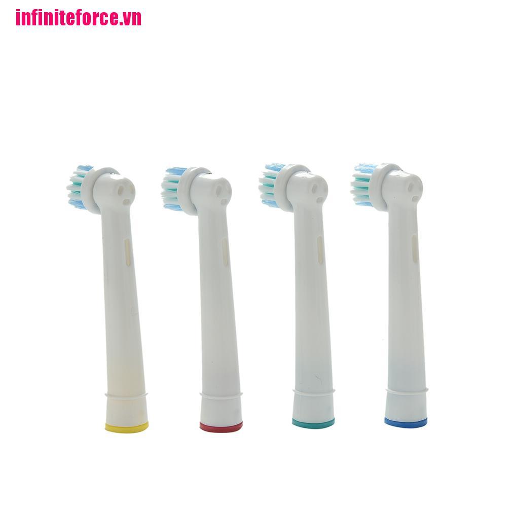 Bộ 4 Đầu Bàn Chải Đánh Răng Eb17-4 Thay Thế Cho Braun Oral B