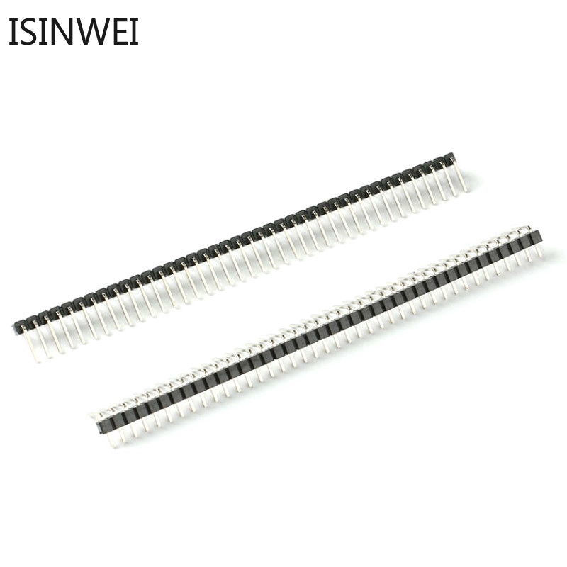 Set 10 Kim Uốn Cong Hàng Đơn 2.54mm 1*40P