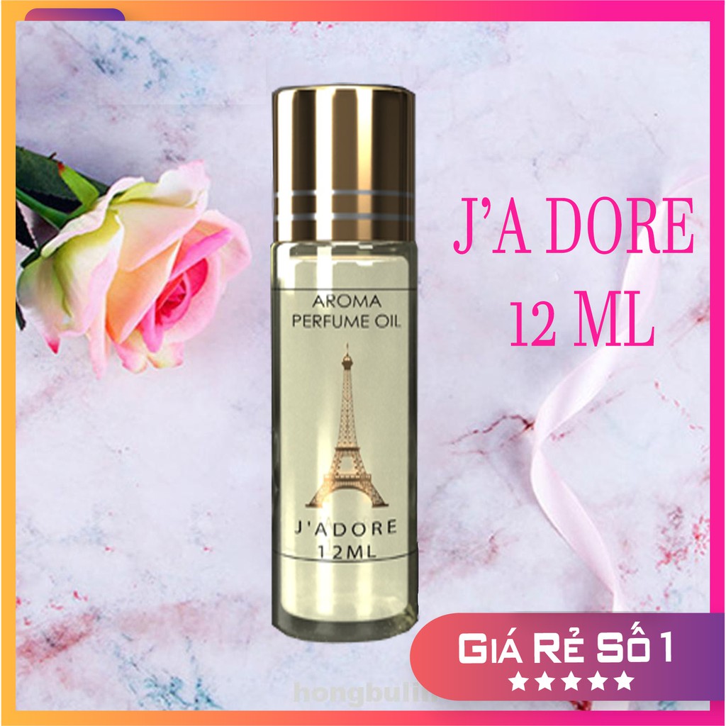 [CHÍNH HÃNG] Tinh dầu nước hoa pháp AROMA - J'A DORE lưu hương 12H