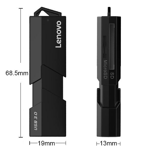 Đầu Đọc Thẻ Nhớ Đa Năng Lenovo D204 USB 3.0