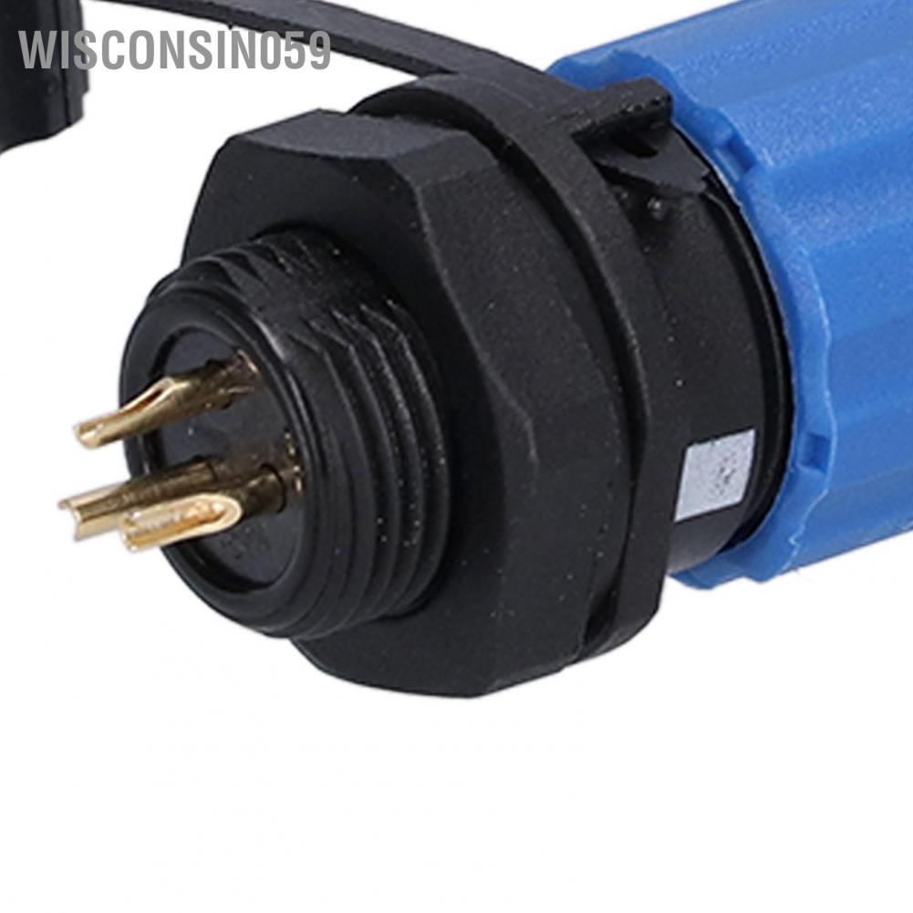 Wisconsin059 Aviation Plug Socket Safe Reliable Oxidation Resistance Durable Compact Connector for Program Controlled Machines