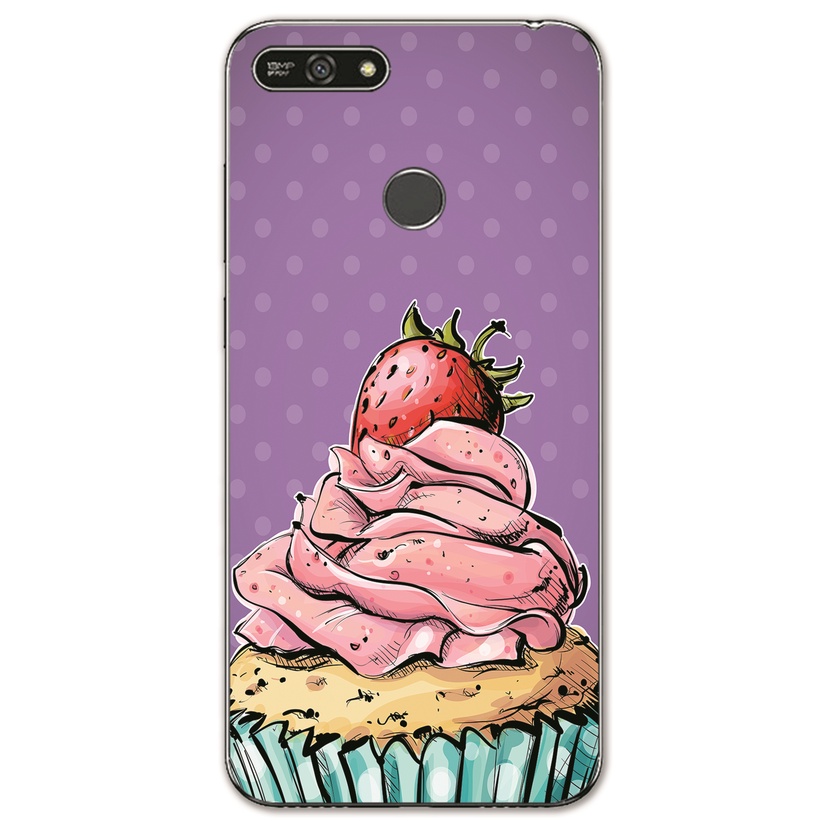 Huawei Y7 Prime 2018/Honor 6X 6C /GR3 GR5 2017/Enjoy 6 6S 5 5S Y6 Pro INS Cute Cartoon Flamingo Soft Silicone TPU Phone Casing Lovely Donuts Graffiti Case Back Cover Couple