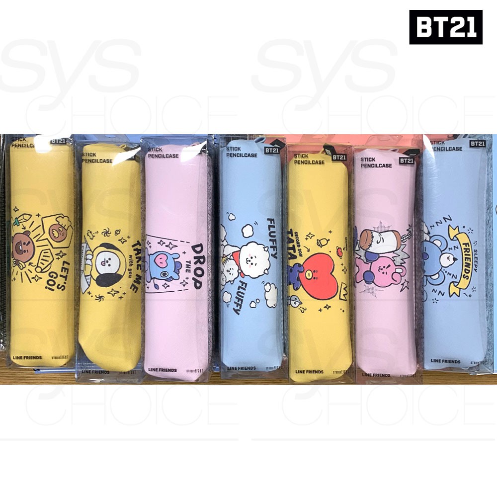 BTS BT21 OfficiaL Hàng hóa chính hãng Stick Pencil Case Ảnh minh họa Ver