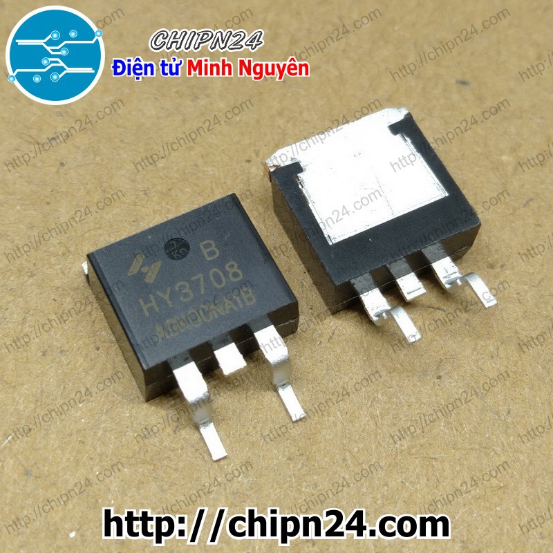 [1 CON] (SOP) Mosfet Dán HY3708 TO-263 170A 80V Kênh N (SMD Dán) (3708)