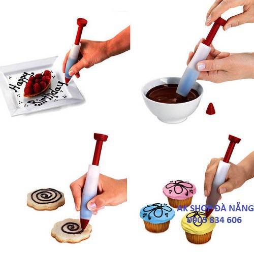 BÚT VIẾT CHỮ LÊN BÁNH