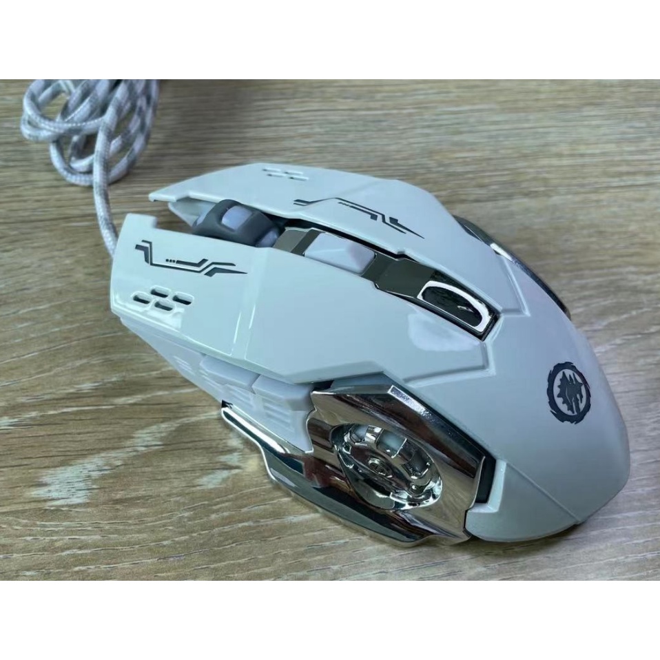 Chuột Máy Tính Có Dây Chuyên GAME  PRO Full Led, Chuột Gamming Siêu Nhạy Chỉnh 800 - 3200DPI, Đế Di Kim Loại, BẢO HÀNH.