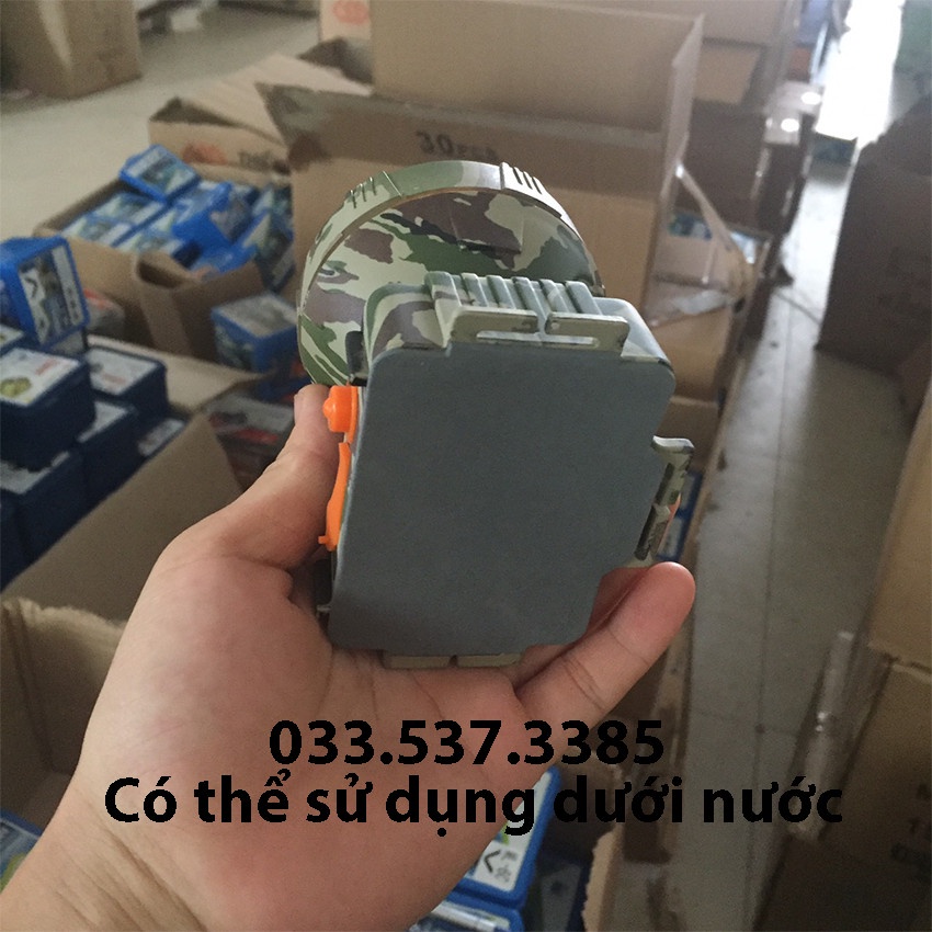 Đèn pin siêu sáng, đèn pin đội đầu siêu sáng chống nước KL 178