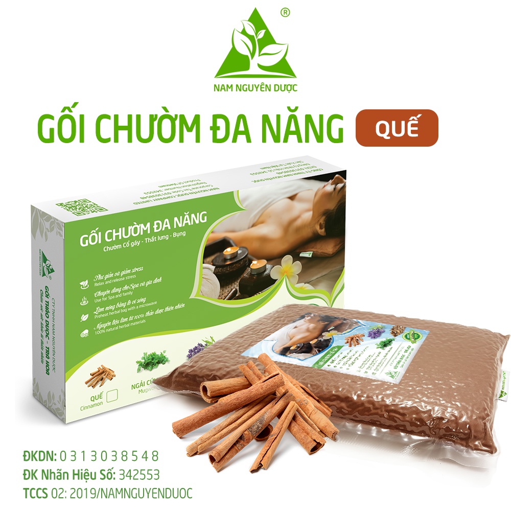 Túi Chườm Đa Năng Dược (Có Hộp) QUẾ NAM NGUYÊN DƯỢC Làm nóng bằng Vi sóng, Giảm đau mỏi cổ gáy