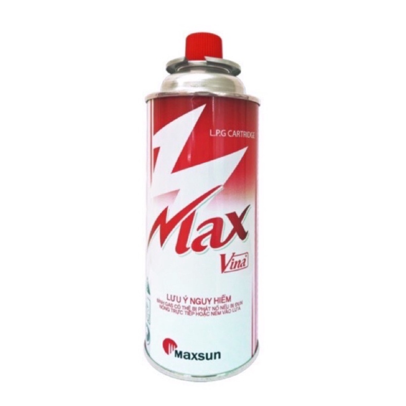 Bình ga mini [xả kho ] [ giá rẻ ] [ 220G ] bình ga mini Max butane dùng cho bếp ga mini và khò ga mini